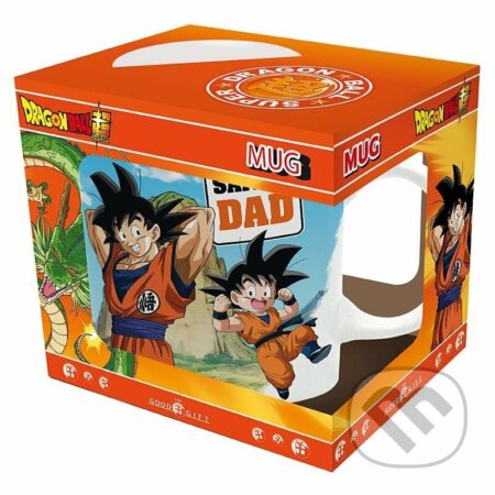 Dragon Ball Super keramický Hrnček 320 ml - Saiyan Dad (ABYstyle). ABYstyle, 2022 Dragon Ball Super keramický Hrnček 320 ml - Saiyan Dad (ABYstyle). ABYstyle, 2022
