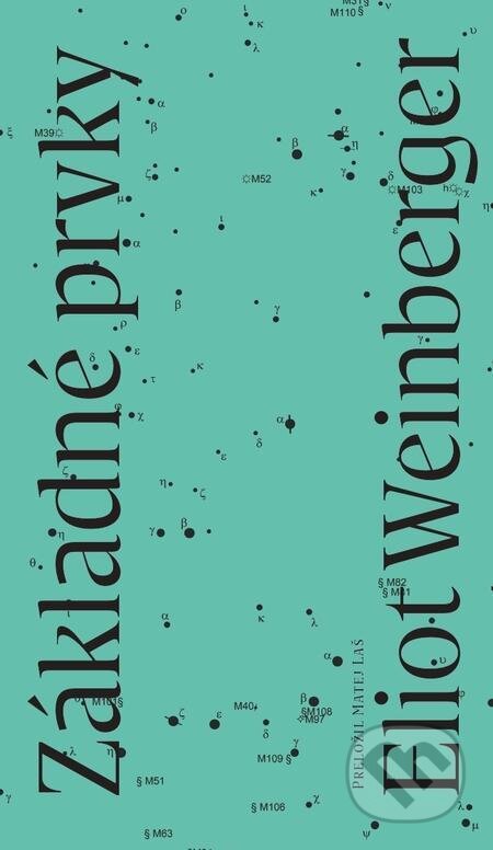 E-kniha: Základné prvky (Eliot Weinberger). Literárna bašta, 2022 E-kniha: Základné prvky (Eliot Weinberger). Literárna bašta, 2022