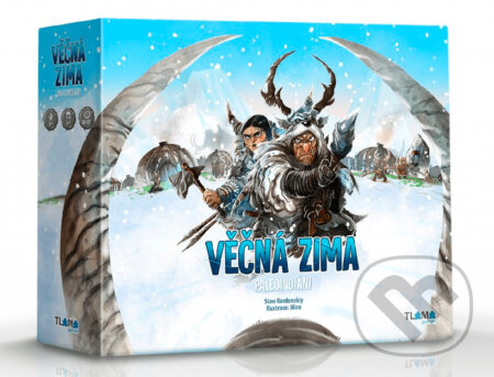 Spoločenská hra: Věčná zima: Paleoindiáni (Stan Kordonskiy). Tlama games, 2022 Spoločenská hra: Věčná zima: Paleoindiáni (Stan Kordonskiy). Tlama games, 2022