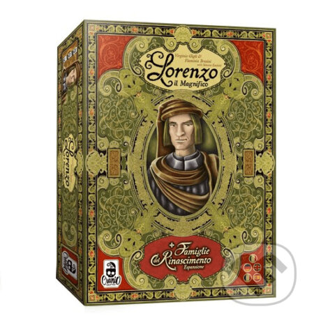 Lorenzo il Magnifico - Big Box CZ/EN (obsahuje aj 2 rozšírenia a 4 promo karty), Tlama games, 2022