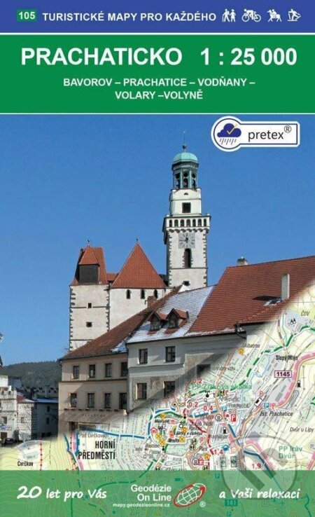 Prachaticko 1:25 000 / 105 Turistické mapy pro každého (Geodezie On Line). Geodezie On Line, 2020 Prachaticko 1:25 000 / 105 Turistické mapy pro každého (Geodezie On Line). Geodezie On Line, 2020