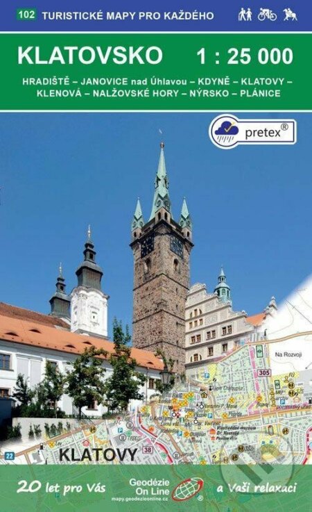 Klatovsko 1:25 000 / 102 Turistické mapy pro každého (Geodezie On Line). Geodezie On Line, 2020 Klatovsko 1:25 000 / 102 Turistické mapy pro každého (Geodezie On Line). Geodezie On Line, 2020