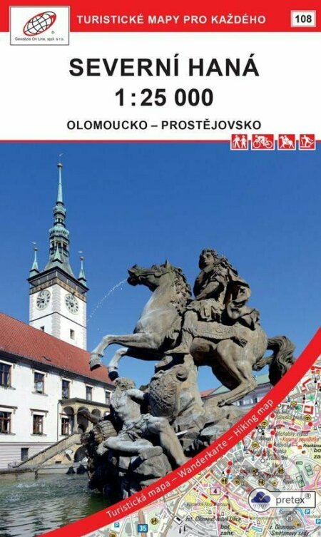 Severní Haná 1 : 25 000 / 108 Turistické mapy pro každého (Geodezie On Line). Geodezie On Line, 2021 Severní Haná 1 : 25 000 / 108 Turistické mapy pro každého (Geodezie On Line). Geodezie On Line, 2021