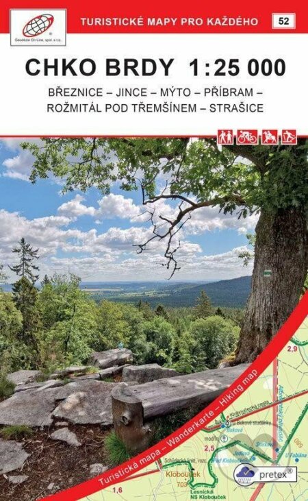 Brdy CHKO 1:25 000 / 52 Turistické mapy pro každého (Geodezie On Line). Geodezie On Line, 2021 Brdy CHKO 1:25 000 / 52 Turistické mapy pro každého (Geodezie On Line). Geodezie On Line, 2021