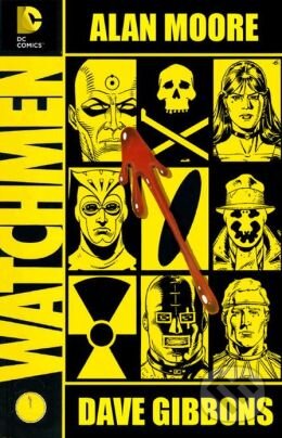 Kniha: Watchmen (Alan Moore a Dave Gibbons). DC Comics, 2013 Kniha: Watchmen (Alan Moore a Dave Gibbons). DC Comics, 2013