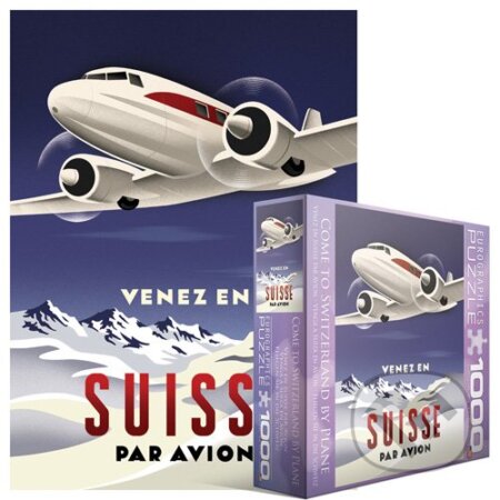 Letadlem do Švýcarska Suisse par Avion - Michael Crapton, EuroGraphics, 2014