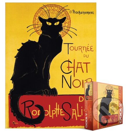 Černá kočka Chat Noir - T.A. Steinlen, EuroGraphics, 2014