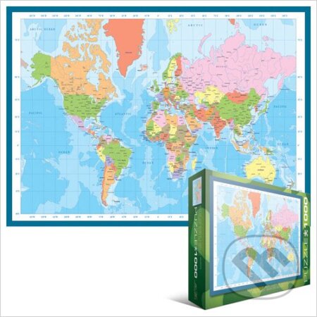 Puzzle: Moderní mapa (EuroGraphics). EuroGraphics, 2014 Puzzle: Moderní mapa (EuroGraphics). EuroGraphics, 2014