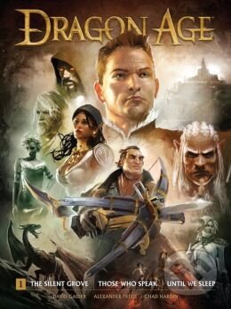 Kniha: Dragon Age (David Gaider, Chad Hardin, Anthony Palumbo a Michael Atiyeh). Random House, 2014 Kniha: Dragon Age (David Gaider, Chad Hardin, Anthony Palumbo a Michael Atiyeh). Random House, 2014