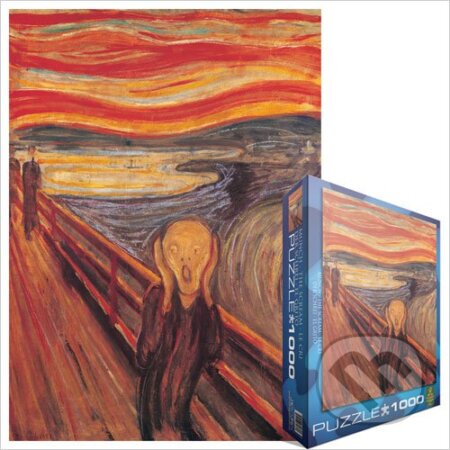 Puzzle: Výkřik (Edvard Munch). EuroGraphics, 2014 Puzzle: Výkřik (Edvard Munch). EuroGraphics, 2014