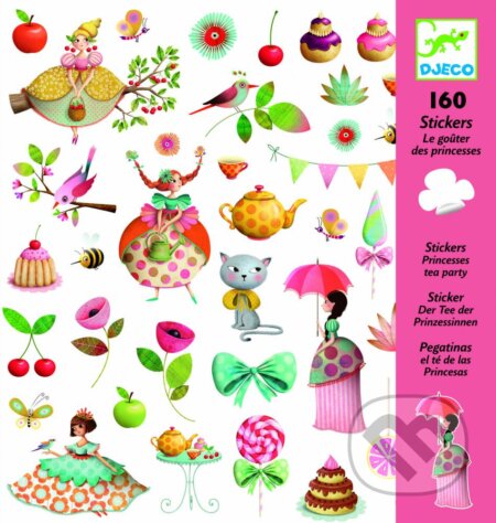 Spoločenská hra: Samolepky: Princezné - posedenie pri čaji (Djeco). Djeco Spoločenská hra: Samolepky: Princezné - posedenie pri čaji (Djeco). Djeco