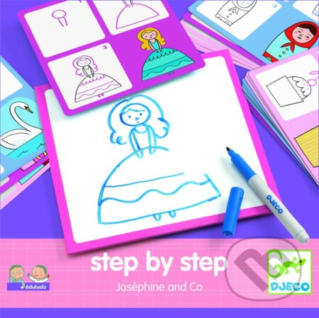 Spoločenská hra: Eduludo - Kreslenie krok za krokom Princezničky (Djeco). Djeco, 2019 Spoločenská hra: Eduludo - Kreslenie krok za krokom Princezničky (Djeco). Djeco, 2019