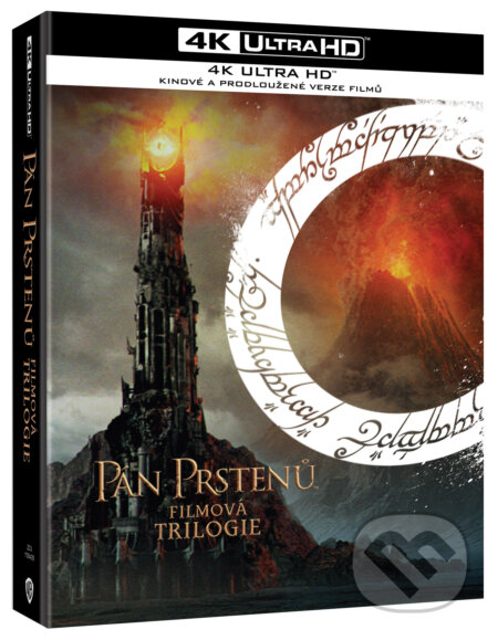 Film: Pán prstenů filmová trilogie: Prodloužená a kinová verze Ultra HD Blu-ray (Peter Jackson) (UltraHDBlu-ray). Magicbox, 2023 Film: Pán prstenů filmová trilogie: Prodloužená a kinová verze Ultra HD Blu-ray (Peter Jackson) (UltraHDBlu-ray). Magicbox, 2023