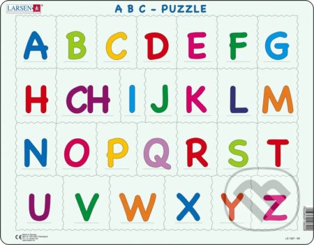 Puzzle: Abeceda - veľké písmená (LS1327) (Larsen). Larsen, 2022 Puzzle: Abeceda - veľké písmená (LS1327) (Larsen). Larsen, 2022