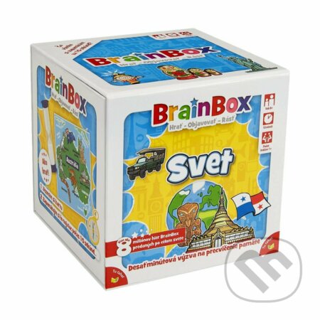 Spoločenská hra: Brainbox Svet (V kocke!) (Blackfire). Blackfire, 2022 Spoločenská hra: Brainbox Svet (V kocke!) (Blackfire). Blackfire, 2022