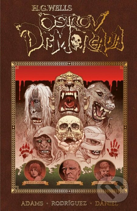 Kniha: Ostrov Dr. Moreaua (Herbert George Wells). Comics centrum, 2022 Kniha: Ostrov Dr. Moreaua (Herbert George Wells). Comics centrum, 2022