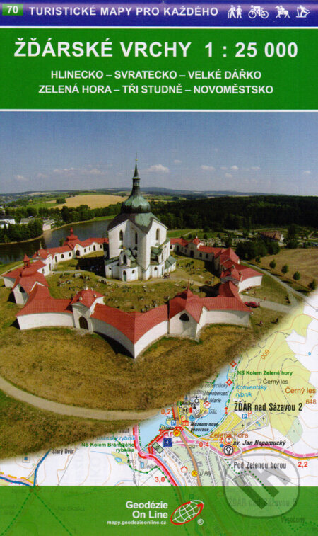 Žďárské vrchy 1:25 000/Hlinecko, Svratecko, Velké Dářko, Zelená hora, Tři Studně,Novoměstsko 1:25 000 / 70 Turistické mapy pro každého (Geodezie On Line). Geodezie On Line, 2018 Žďárské vrchy 1:25 000/Hlinecko, Svratecko, Velké Dářko, Zelená hora, Tři Studně,Novoměstsko 1:25 000 / 70 Turistické mapy pro každého (Geodezie On Line). Geodezie On Line, 2018