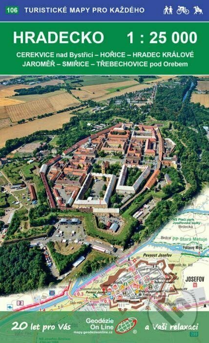 Hradecko 1:25 000 / 106 Turistické mapy pro každého (Geodezie On Line). Geodezie On Line Hradecko 1:25 000 / 106 Turistické mapy pro každého (Geodezie On Line). Geodezie On Line