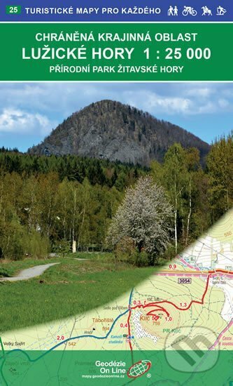 Lužické hory, Žitavské hory 1:25T /25 Turistické mapy pro každého (Geodezie On Line). Geodezie On Line, 2018 Lužické hory, Žitavské hory 1:25T /25 Turistické mapy pro každého (Geodezie On Line). Geodezie On Line, 2018