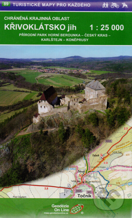 Křivoklátsko-jih 1:25T /89 Turistické mapy pro každého (Geodezie On Line). Geodezie On Line Křivoklátsko-jih 1:25T /89 Turistické mapy pro každého (Geodezie On Line). Geodezie On Line