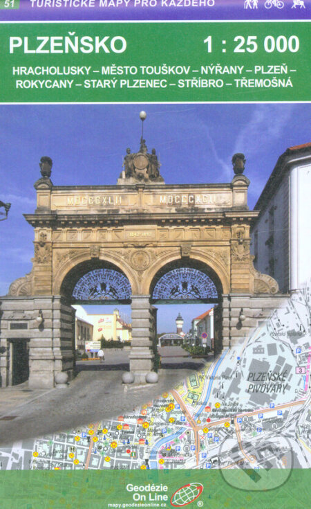 Plzeňsko 1:25 000 / 61 Turistické mapy pro každého (Geodezie On Line). Geodezie On Line, 2019 Plzeňsko 1:25 000 / 61 Turistické mapy pro každého (Geodezie On Line). Geodezie On Line, 2019