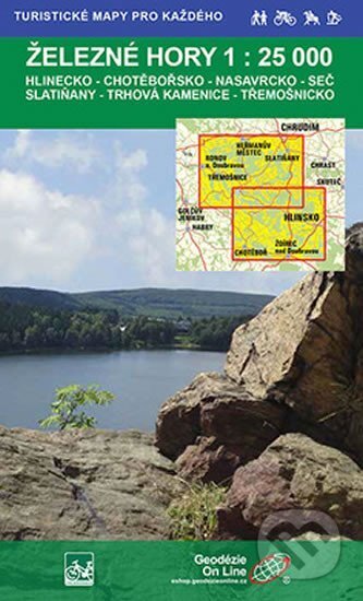 Železné hory 1:25T /76 Turistické mapy pro každého (Geodezie On Line). Geodezie On Line Železné hory 1:25T /76 Turistické mapy pro každého (Geodezie On Line). Geodezie On Line