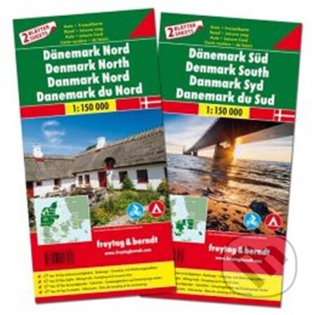 Dänemark/Dánsko 1:150T/set 2 mapy (freytag&berndt). freytag&berndt Dänemark/Dánsko 1:150T/set 2 mapy (freytag&berndt). freytag&berndt