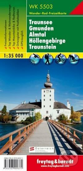 WK 5503 Traunsee Gmunden Ebensee 1:35 000/mapa, freytag&berndt