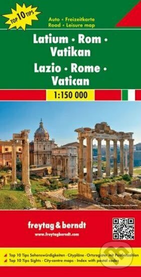 Latium-Rom-Vatikan/Lacio,Řím,Vatikán 1:150T/automapa (freytag&berndt). freytag&berndt Latium-Rom-Vatikan/Lacio,Řím,Vatikán 1:150T/automapa (freytag&berndt). freytag&berndt