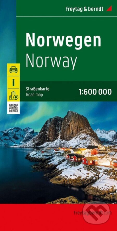 Norsko / Norwegen 1:600 000 automapa (freytag&berndt). freytag&berndt, 2022 Norsko / Norwegen 1:600 000 automapa (freytag&berndt). freytag&berndt, 2022