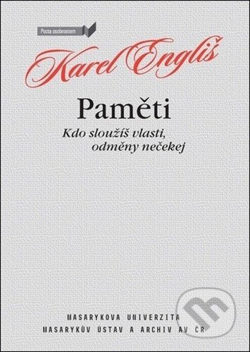 Kniha: Paměti (Karel Engliš). Muni Press, 2022 Kniha: Paměti (Karel Engliš). Muni Press, 2022