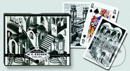 Spoločenská hra: Kanasta - Escher, Up Down (Piatnik). Piatnik, 2022 Spoločenská hra: Kanasta - Escher, Up Down (Piatnik). Piatnik, 2022