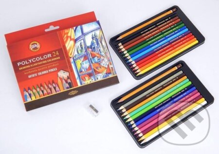 Koh-i-noor souprava uměleckých pastelek POLYCOLOR 24ks (KOH-I-NOOR HARDTMUTH). KOH-I-NOOR HARDTMUTH, 2022 Koh-i-noor souprava uměleckých pastelek POLYCOLOR 24ks (KOH-I-NOOR HARDTMUTH). KOH-I-NOOR HARDTMUTH, 2022