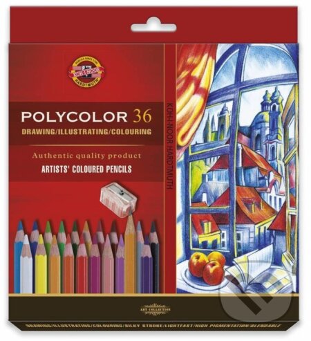 Koh-i-noor umělecké pastelky POLYCOLOR 36 ks (KOH-I-NOOR HARDTMUTH). KOH-I-NOOR HARDTMUTH, 2022 Koh-i-noor umělecké pastelky POLYCOLOR 36 ks (KOH-I-NOOR HARDTMUTH). KOH-I-NOOR HARDTMUTH, 2022