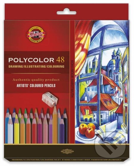 Koh-i-noor umělecké pastelky POLYCOLOR 48 ks (KOH-I-NOOR HARDTMUTH). KOH-I-NOOR HARDTMUTH, 2022 Koh-i-noor umělecké pastelky POLYCOLOR 48 ks (KOH-I-NOOR HARDTMUTH). KOH-I-NOOR HARDTMUTH, 2022