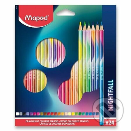 Maped Pastelky trojboké - Nightfall Teens 24 ks (Maped). Maped, 2022 Maped Pastelky trojboké - Nightfall Teens 24 ks (Maped). Maped, 2022