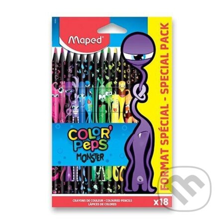 Maped Pastelky Color´ Peps Monster 12 ks (Maped). Maped, 2022 Maped Pastelky Color´ Peps Monster 12 ks (Maped). Maped, 2022