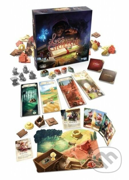 Spoločenská hra: Les bratří Grimmů (Tlama games). Tlama games, 2022 Spoločenská hra: Les bratří Grimmů (Tlama games). Tlama games, 2022