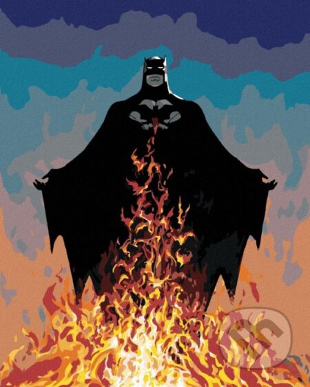 Malování podle čísel: Batman - v plamenech (Zuty). Zuty, 2022 Malování podle čísel: Batman - v plamenech (Zuty). Zuty, 2022