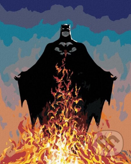 Malování podle čísel: Batman - v plamenech, Zuty, 2022
