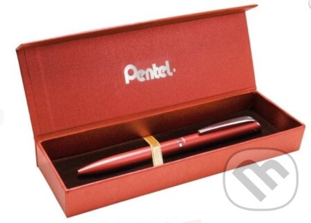 Pero gelové Pentel EnerGel BL2007 Luxusní - červené 0,7mm v dárkové krabičce, Pentel, 2022