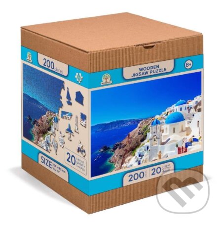 Puzzle: 2v1 Řecko - Santorini (Wooden City). Wooden City, 2022 Puzzle: 2v1 Řecko - Santorini (Wooden City). Wooden City, 2022