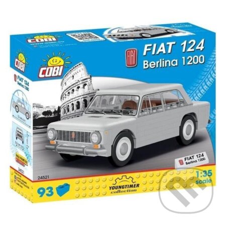 Spoločenská hra: Stavebnice COBI Fiat 124 Berlina 1200, 1:35 (Magic Baby s.r.o.). Magic Baby s.r.o., 2022 Spoločenská hra: Stavebnice COBI Fiat 124 Berlina 1200, 1:35 (Magic Baby s.r.o.). Magic Baby s.r.o., 2022