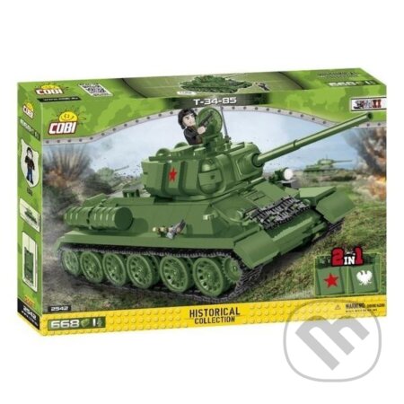 Spoločenská hra: Stavebnice COBI II WW T-34-85 (Magic Baby s.r.o.). Magic Baby s.r.o., 2022 Spoločenská hra: Stavebnice COBI II WW T-34-85 (Magic Baby s.r.o.). Magic Baby s.r.o., 2022