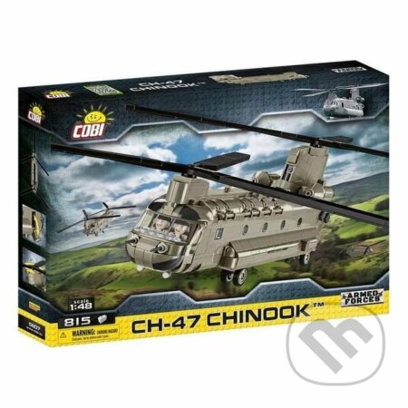 Spoločenská hra: Stavebnice COBI Armed Forces CH-47 Chinook, 1:48 (Magic Baby s.r.o.). Magic Baby s.r.o., 2022 Spoločenská hra: Stavebnice COBI Armed Forces CH-47 Chinook, 1:48 (Magic Baby s.r.o.). Magic Baby s.r.o., 2022