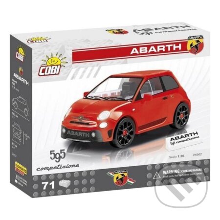 Stavebnice COBI Fiat Abarth 595, 1:35, Magic Baby s.r.o., 2022