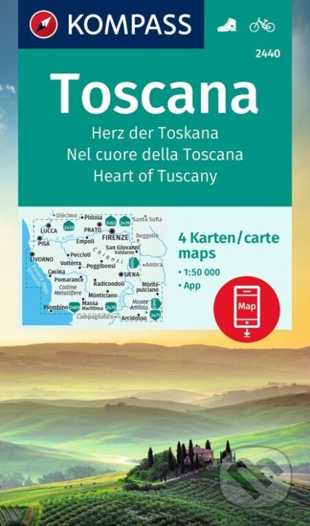 Toscana (sad 4 map) 2440 (Kompass). Kompass, 2023 Toscana (sad 4 map) 2440 (Kompass). Kompass, 2023