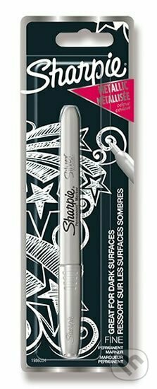 Permanentní popisovač Sharpie Metallic stříbrný (Activa C&S). Activa C&S Permanentní popisovač Sharpie Metallic stříbrný (Activa C&S). Activa C&S