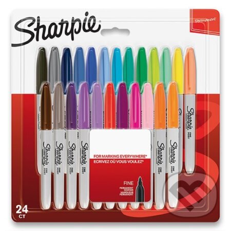 Permanentní popisovač Sharpie Fine sada 24 ks (Activa C&S). Activa C&S Permanentní popisovač Sharpie Fine sada 24 ks (Activa C&S). Activa C&S