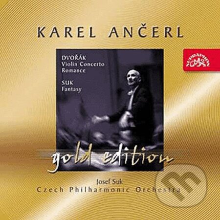 Hudební CD: Gold Edition 8 Dvořák: Koncert a Romance pro housle a orchestr - Suk: Fantazie pro housle a orchestr (Supraphon). Supraphon, 2002 Hudební CD: Gold Edition 8 Dvořák: Koncert a Romance pro housle a orchestr - Suk: Fantazie pro housle a orchestr (Supraphon). Supraphon, 2002